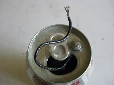 Sharp edges of the Van de Graaff generator's can dome coated in epoxy.