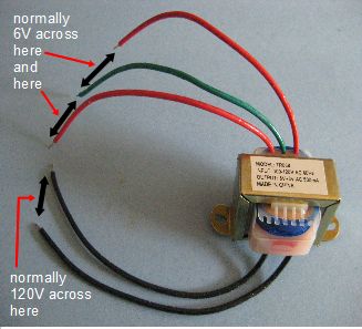 A doorbell transformer.