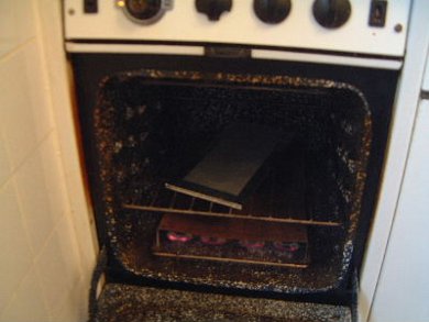 Heating the mold in the oven so that the paraffin wax
      will solidify more evenly.