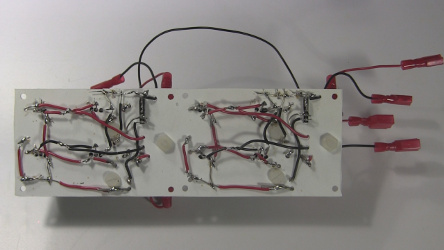 Homemade/DIY dual H bridge - bottom view.