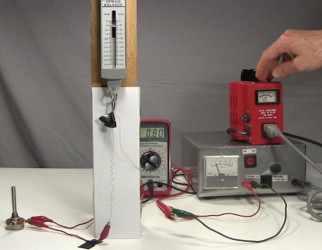 Measuring the equivalent mass of the nitinol spring when
      returning to its remembered shape.