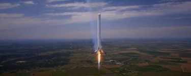 Spacex F9R 1000m test flight.